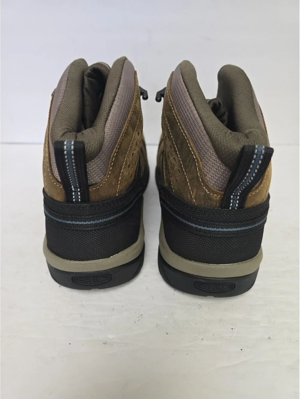 Keen Men's Flint II Waterproof Steel Toe Work Boot Cascade Brown Size 10.5D